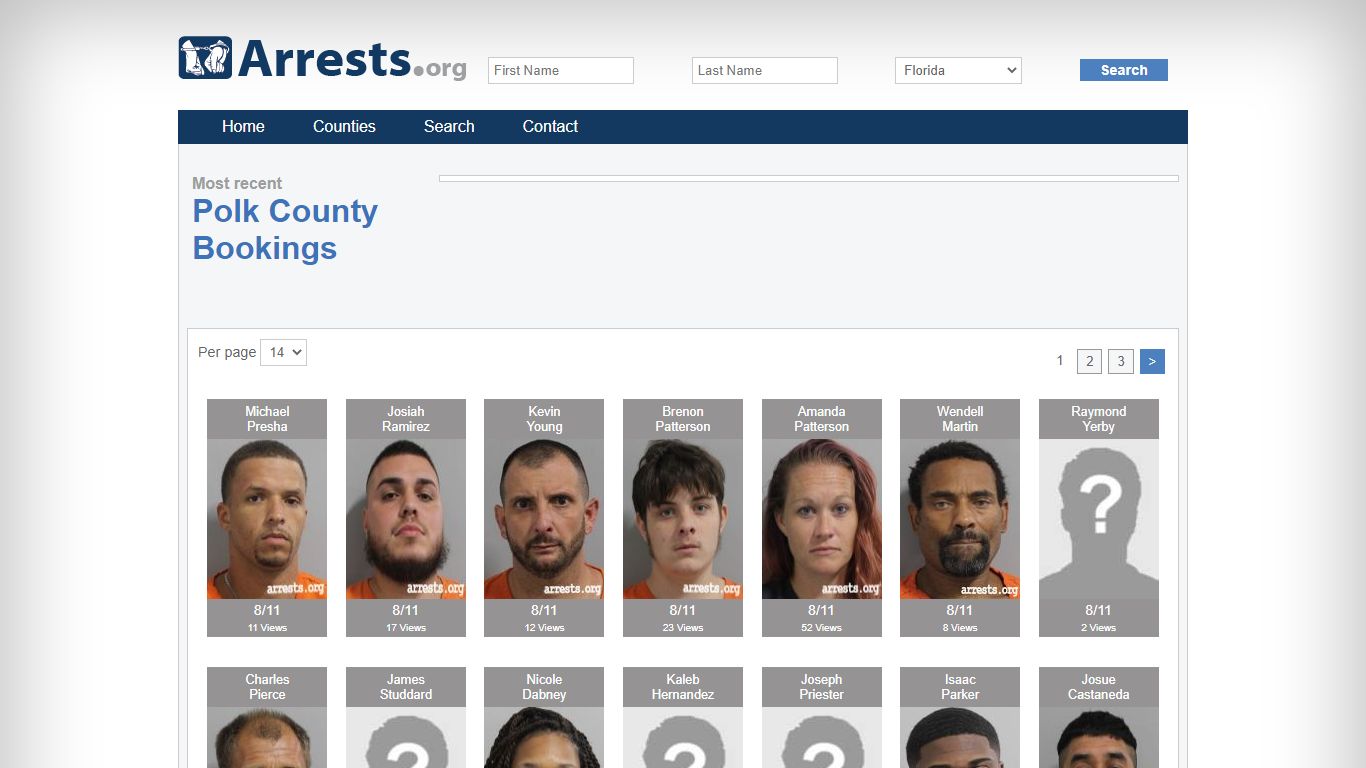 Polk County Arrests and Inmate Search