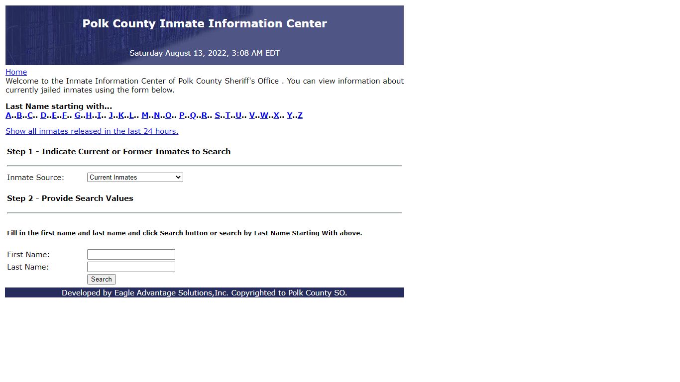 Inmate Information